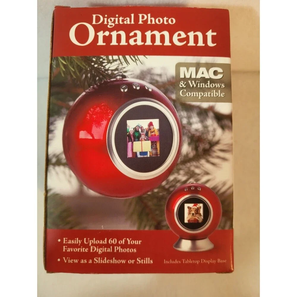 60 Digital Photo Picture Image Christmas Tree Ornament Mac & Windows Compatible